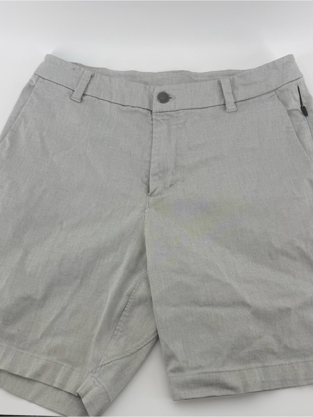 Lululemon Commission Short Classic 7.5” Men’s 30 Oxford Light Gray/Oxford